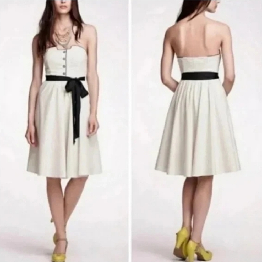 Girls From Savoy Anthropologie Strapless Dress